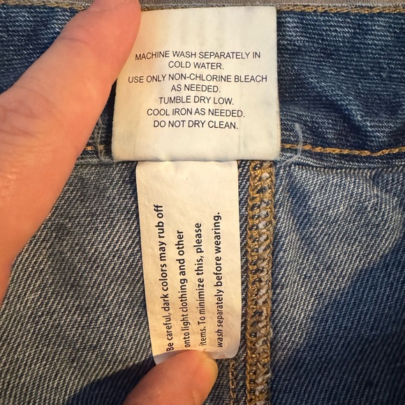 Melville Denim Snap Front Skirt - Picture 6 of 10